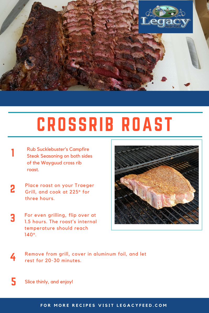 Crossrib Roast Recipe from Legacy Feed and Fuel